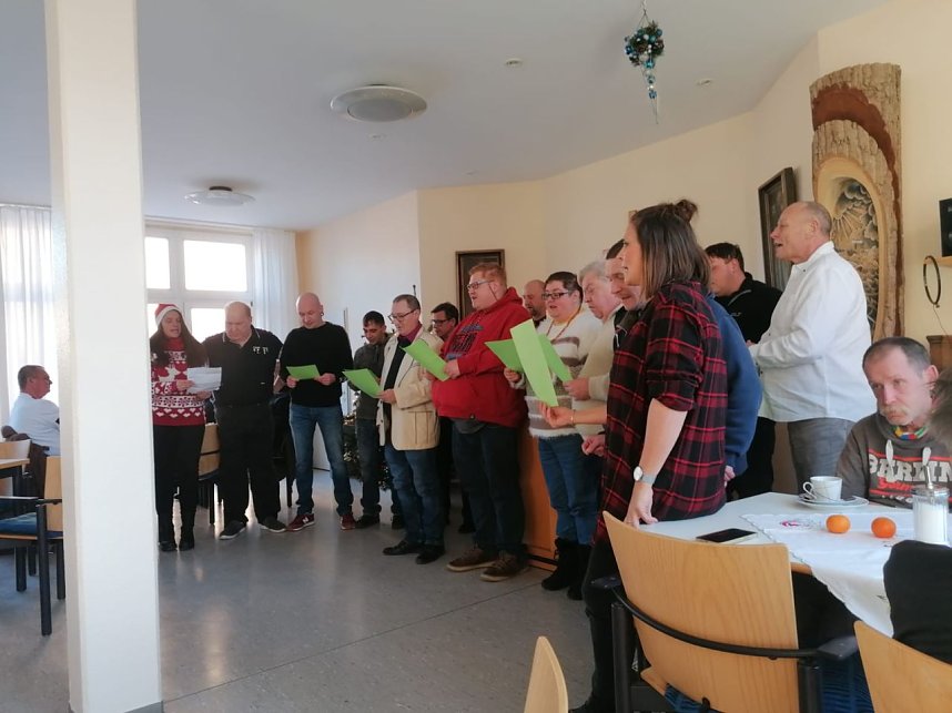 Weihnachtsfeier im Haus Jona der Novalis GmbH