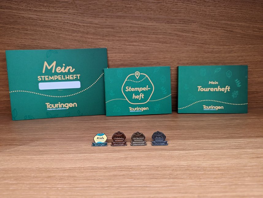 Mit einem Stempeleintrag in eins der dazugeh&ouml;rigen Sammelhefte k&ouml;nnen Stempel und Abzeichen gesammelt werden