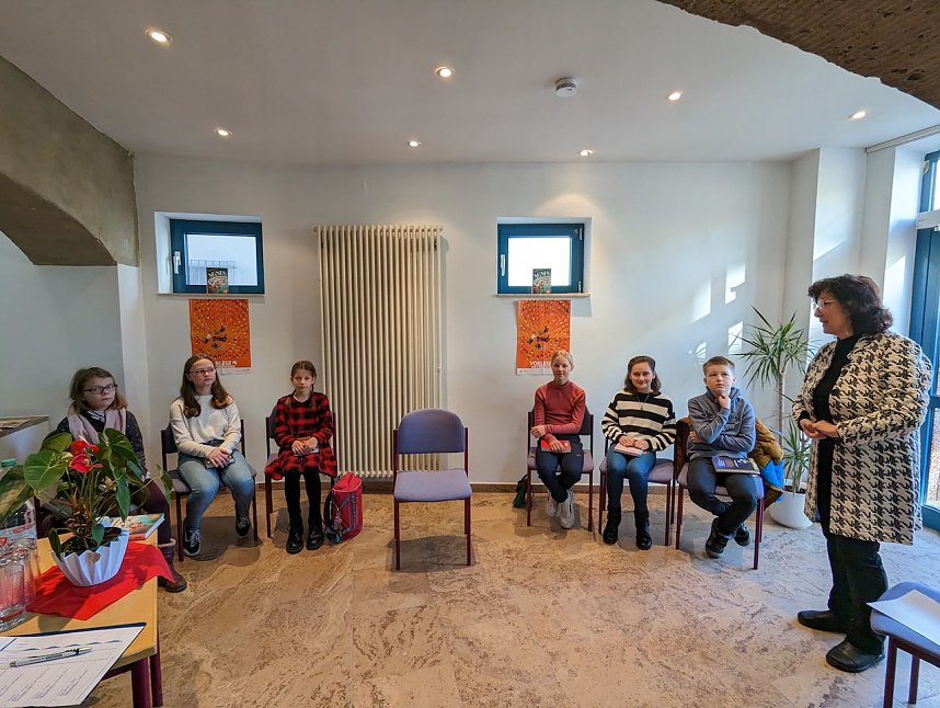 64. Vorlesewettbewerb 2022/2023: Regionalentscheid in der Stadtbibliothek Johann Karl Wezel in Sondershausen