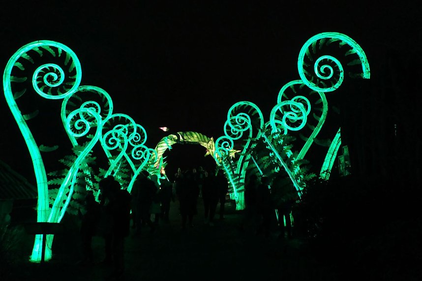 Peter Blei in den magischen Lichterwelten