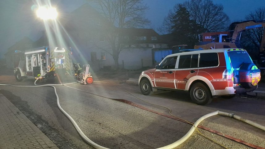 Brand in Bad Frankenhausen 