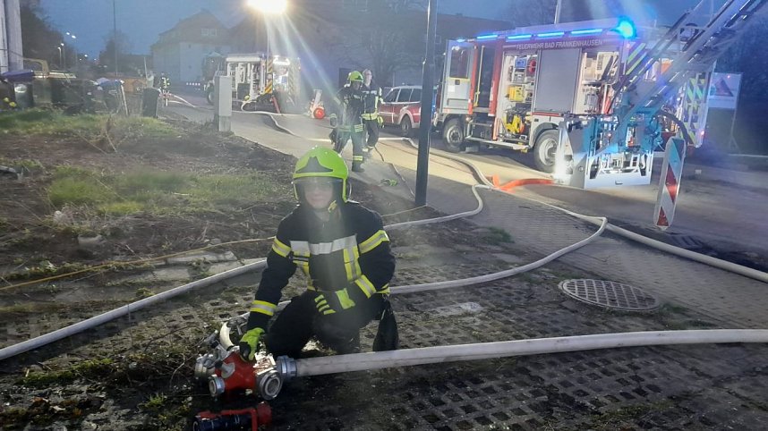 Brand in Bad Frankenhausen 