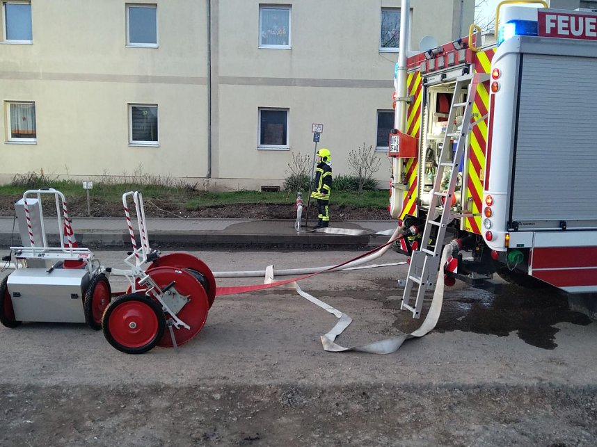 Brand in Bad Frankenhausen 