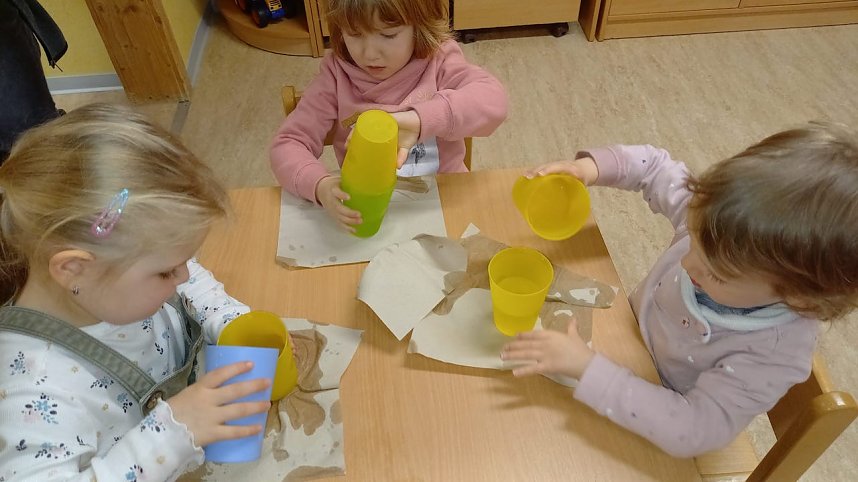Projekttag "Dem Wasser auf der Spur" in der Kindervilla Bad Frankenhausen