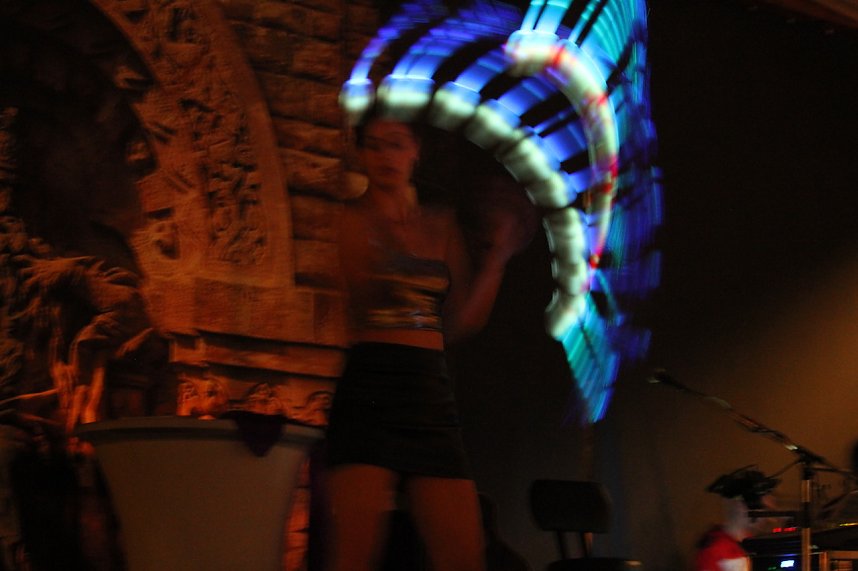 Beeindruckende LED Show bei der Kyffh&auml;user Sportgala 2020/2022 im Kyffh&auml;user Burghof