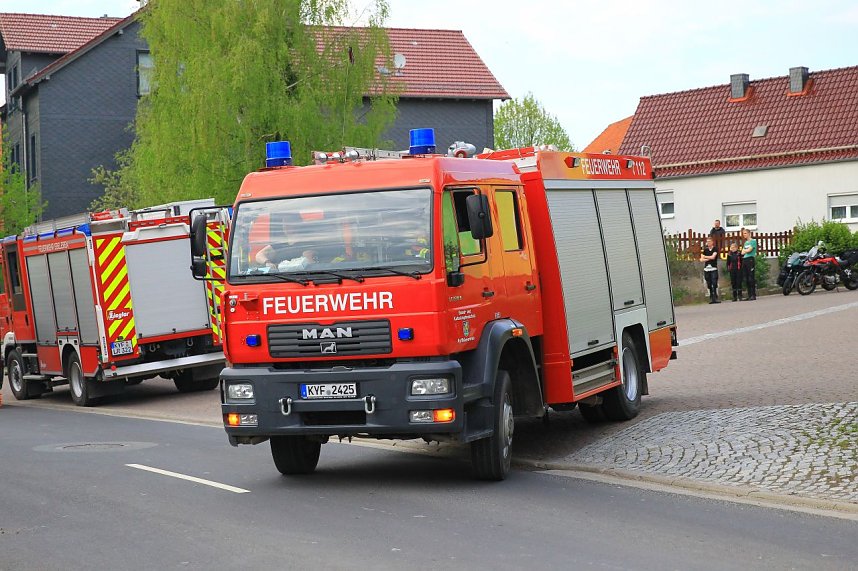 Wohnungsbrand in Keula