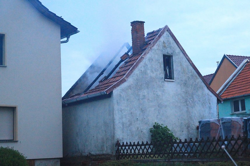 Brand bei Hohenebra