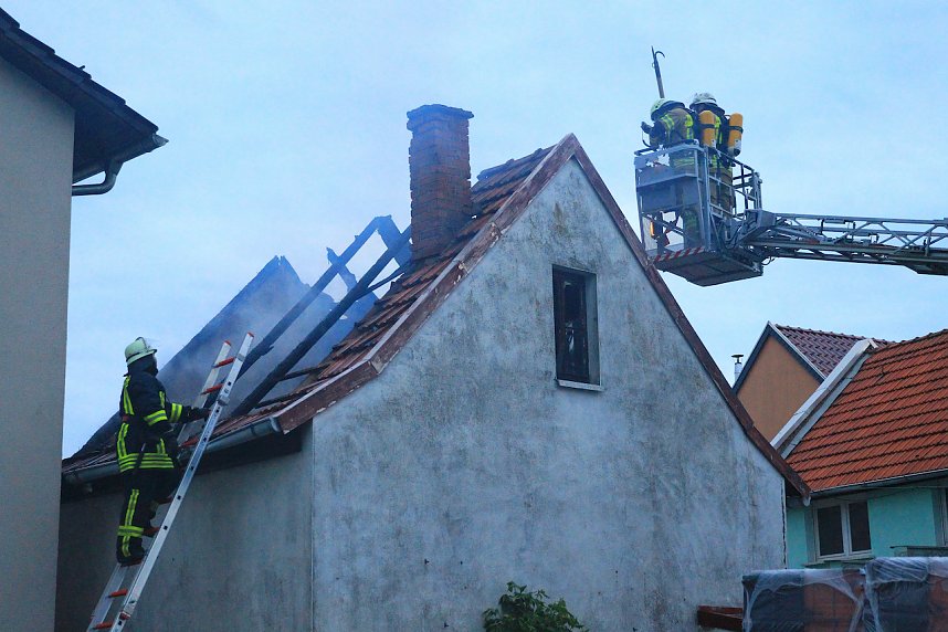 Brand bei Hohenebra