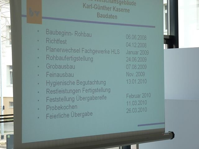 Einweihung neues Wirtschaftsgeb&auml;ude