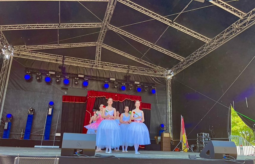 Das Tanzstudio Radeva auf dem Residenzfest