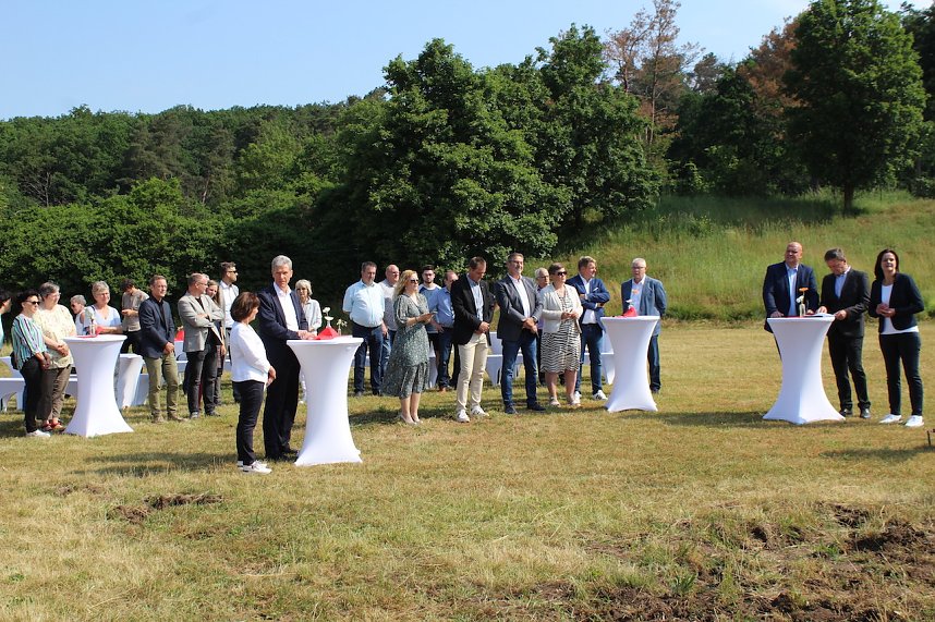Spatenstich f&uuml;r den Berufsschulen-Campus II in der Salzstra&szlig;e in Sondershausen