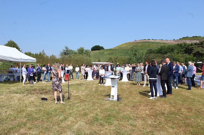 Spatenstich f&uuml;r den Berufsschulen-Campus II in der Salzstra&szlig;e in Sondershausen