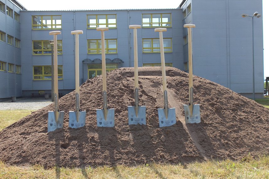 Spatenstich f&uuml;r den Berufsschulen-Campus II in der Salzstra&szlig;e in Sondershausen