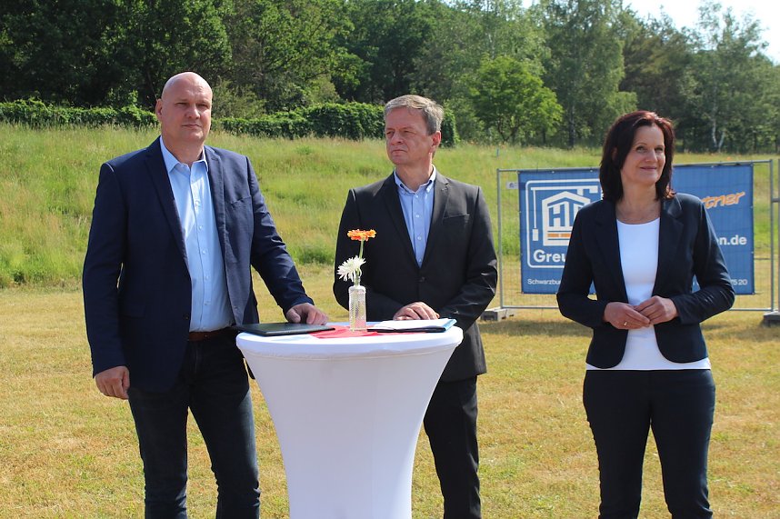 Spatenstich f&uuml;r den Berufsschulen-Campus II in der Salzstra&szlig;e in Sondershausen