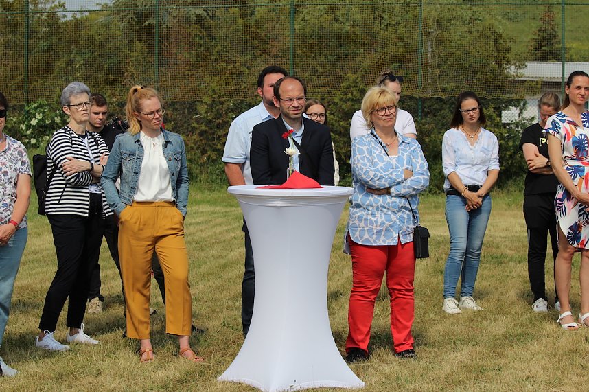 Spatenstich f&uuml;r den Berufsschulen-Campus II in der Salzstra&szlig;e in Sondershausen