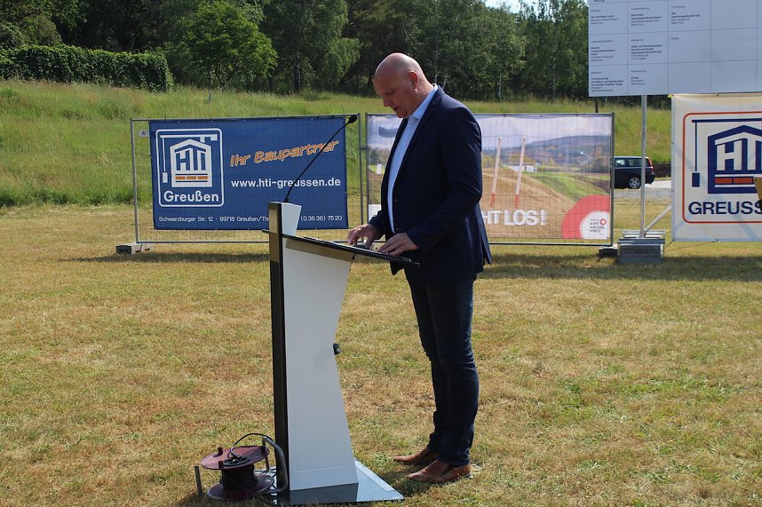 Spatenstich f&uuml;r den Berufsschulen-Campus II in der Salzstra&szlig;e in Sondershausen