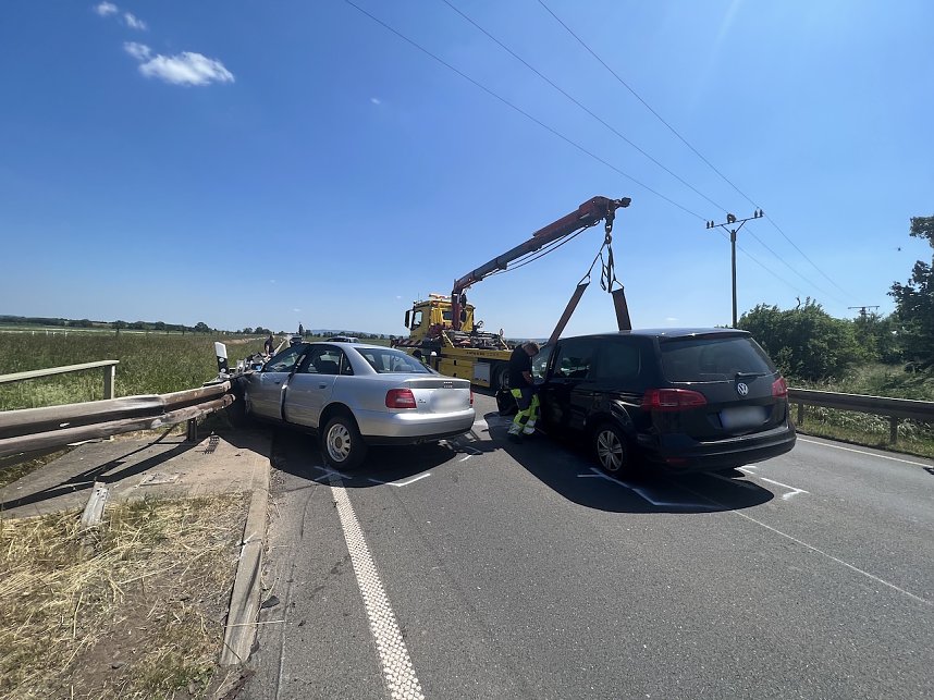 Unfall heute Mittag bei Bielen