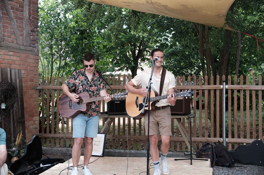Peter Blei auf dem 31. Kunstmarkt in Friedrichsrode