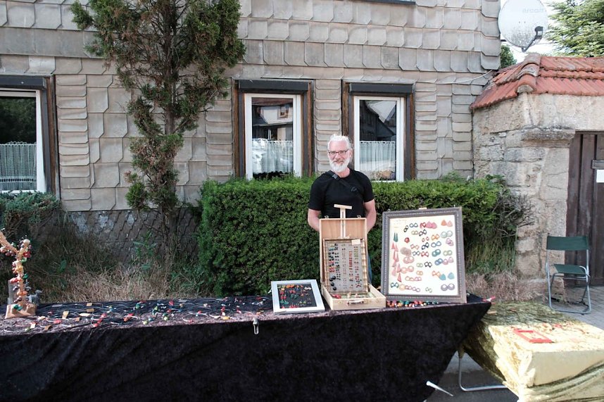 Peter Blei auf dem 31. Kunstmarkt in Friedrichsrode