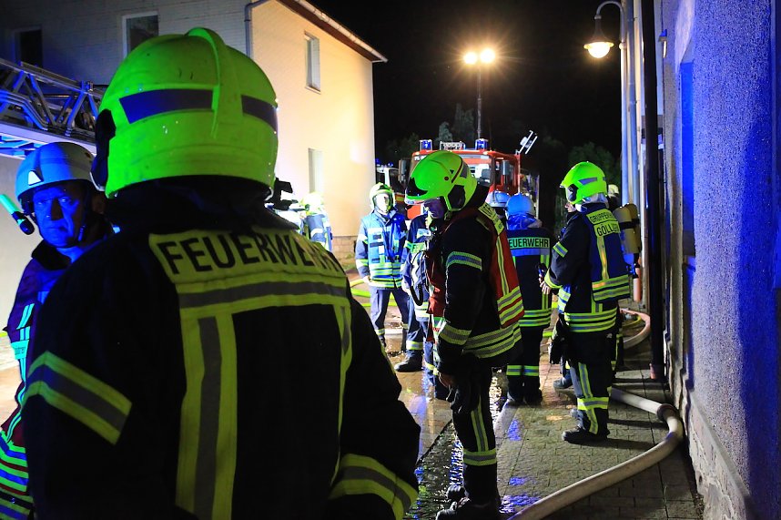 N&auml;chtlicher Brand in Bendeleben