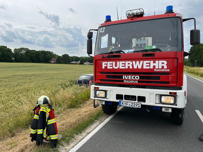 Unfall bei Clingen