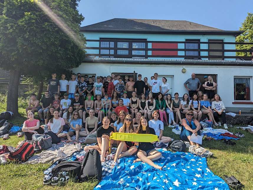 Projektwoche Lebensretter der Regelschule am Franzberg, im Bergbad Sonnenblick