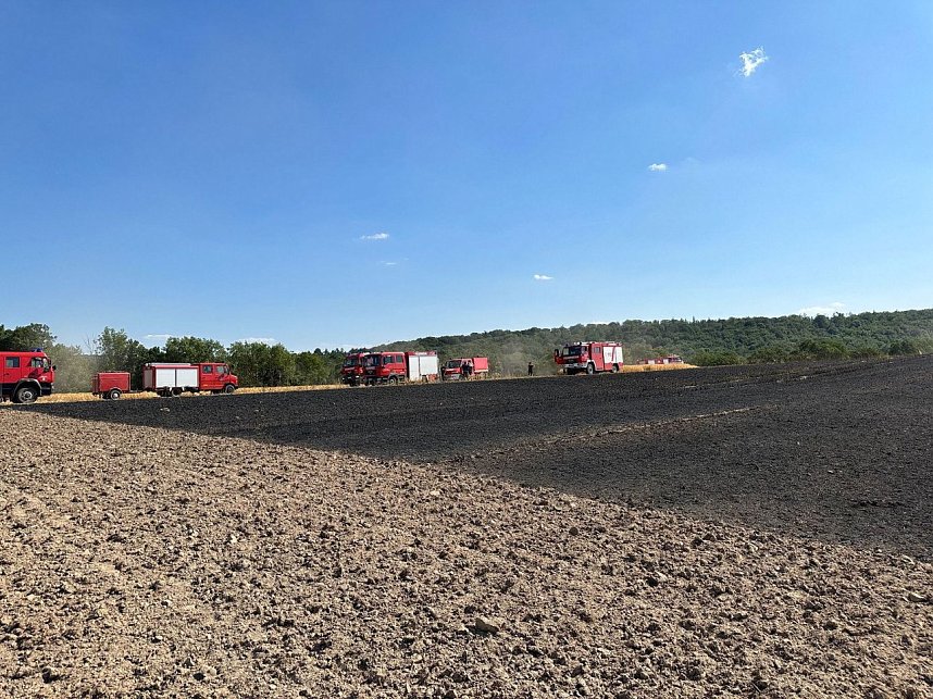 Feldbrand bei Kleinroda