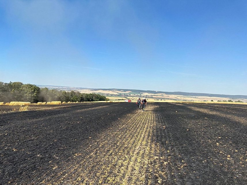 Feldbrand bei Kleinroda