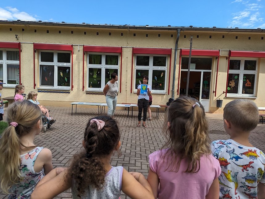 Innenstadtkita in Sondershausen hei&szlig;t jetzt "Die Schlossparkpatzen"