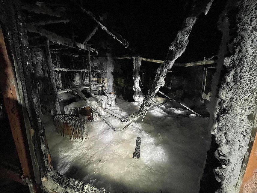 Gartenlabe in Sondershausen-Bebra ausgebrannt