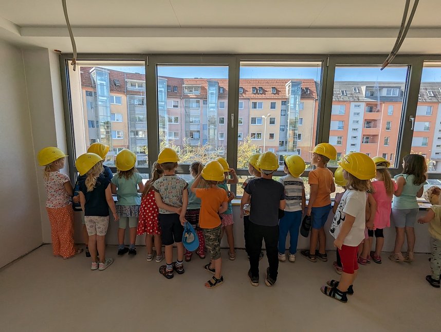 Schlossparkspatzen zu Gast in neuer Kita in Sondershausen