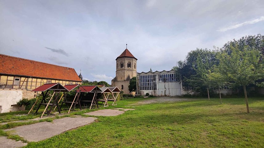 Peter Blei unterwegs im Kloster G&ouml;llingen