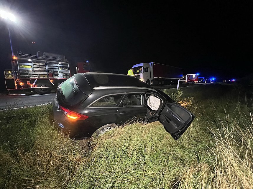 Schwerer Unfall gestern Abend auf der B4