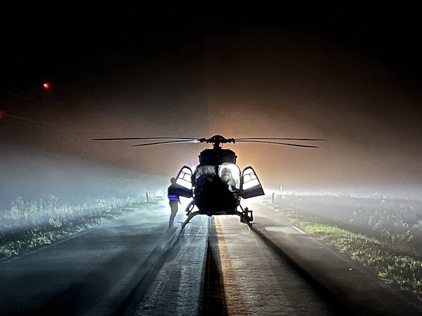 Schwerer Unfall gestern Abend auf der B4