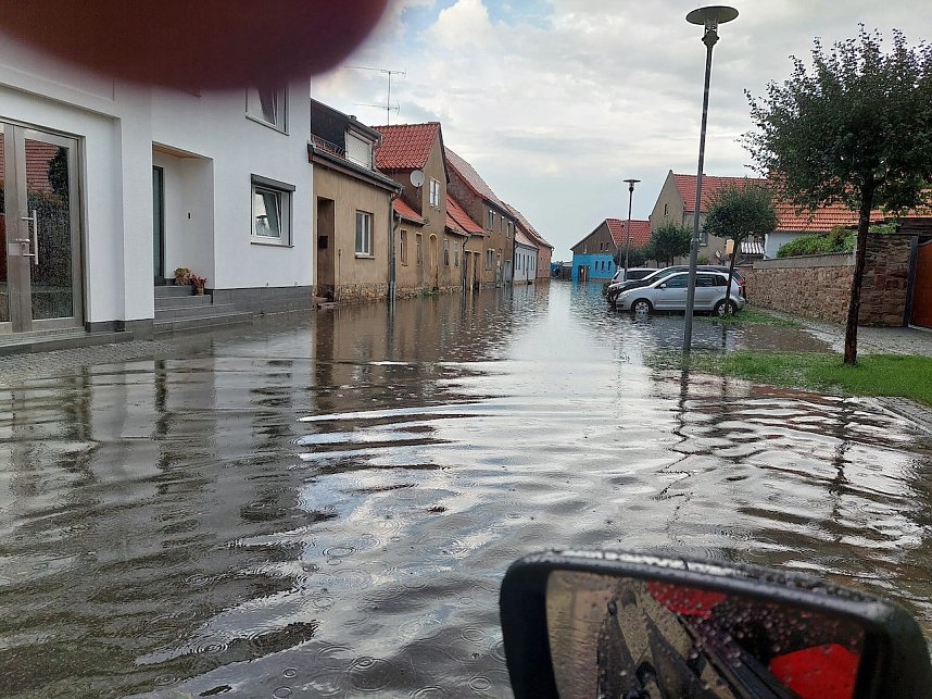 Sch&auml;den der Unwetter gestern und heute Morgen