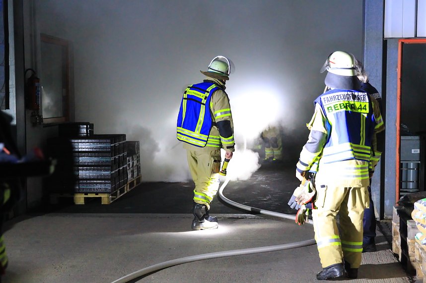 Brand im Baumarkt in der Schachstra&szlig;e in Sondershausen