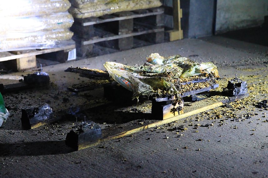 Brand im Baumarkt in der Schachstra&szlig;e in Sondershausen