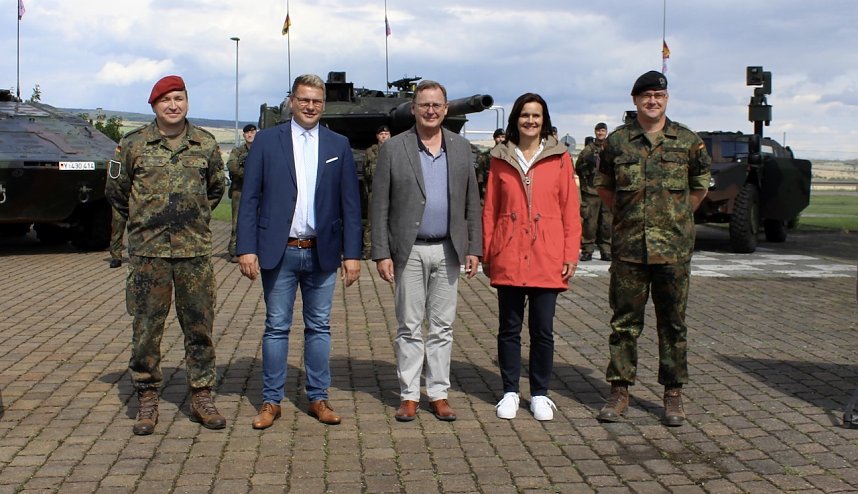 Ministerpr&auml;sident Ramelow zu Besuch in der Kyffh&auml;user Kaserne