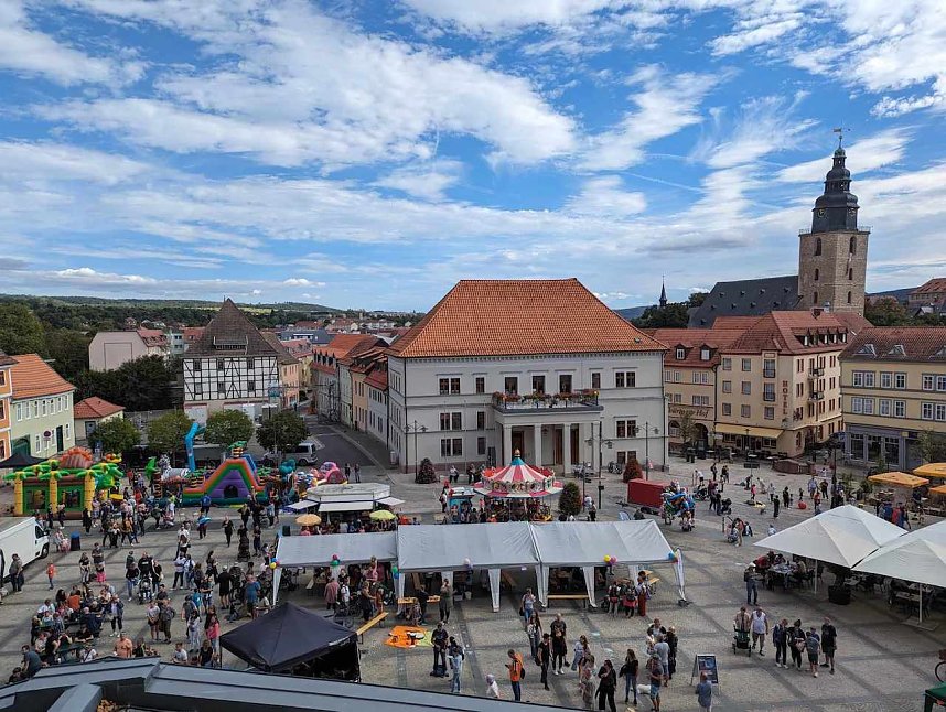 Ausgelassene Stimmung herrschte beim Kinder- und Jugendfestival in Sondershausen