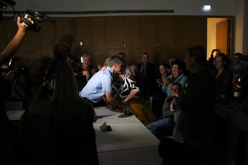 Wahlabend im Ratssaal