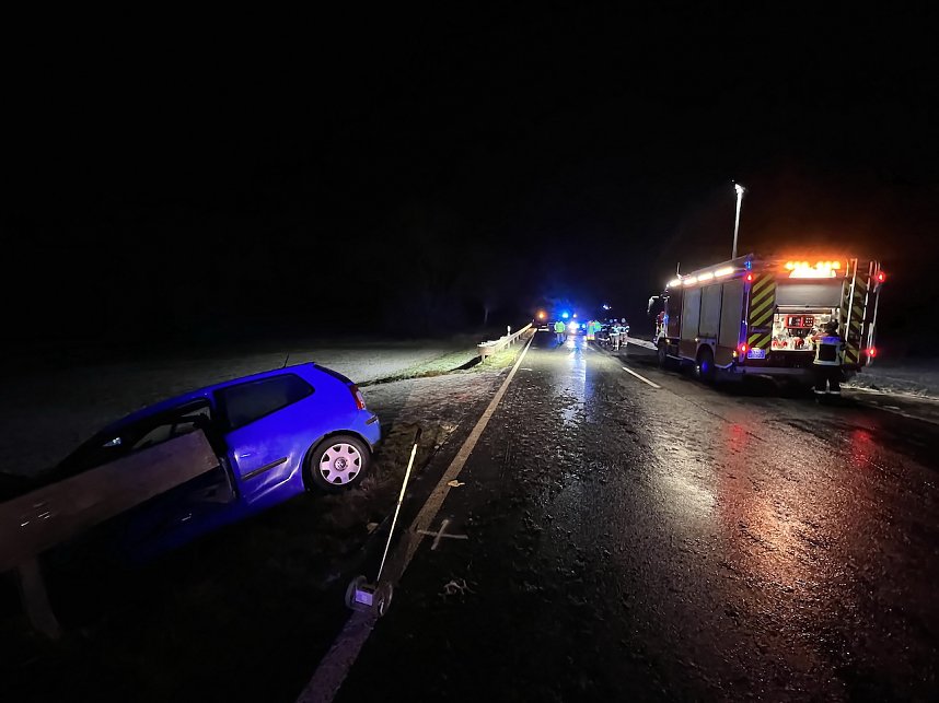 Schwerer Verkehrsunfall bei Gunderslaben