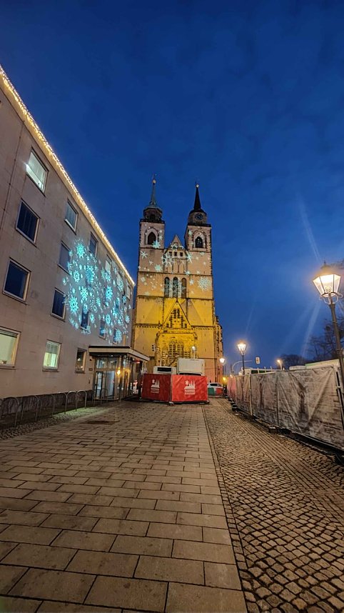 Peter Blei unterwegs in Magdeburg