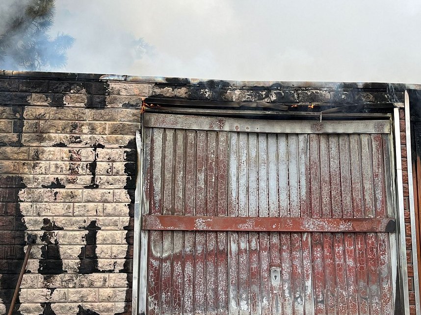 Garagenbrand in Thalebra