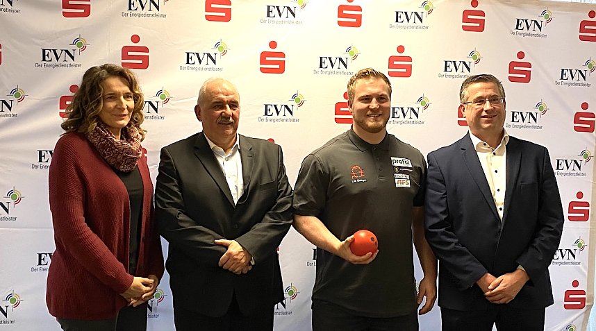 Impressionen aus der Pressekonferenz zum Nordhausen Indoor Kugelsto&szlig;en