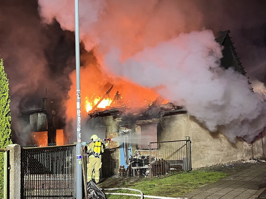 Feuer heute Morgen in Bebra