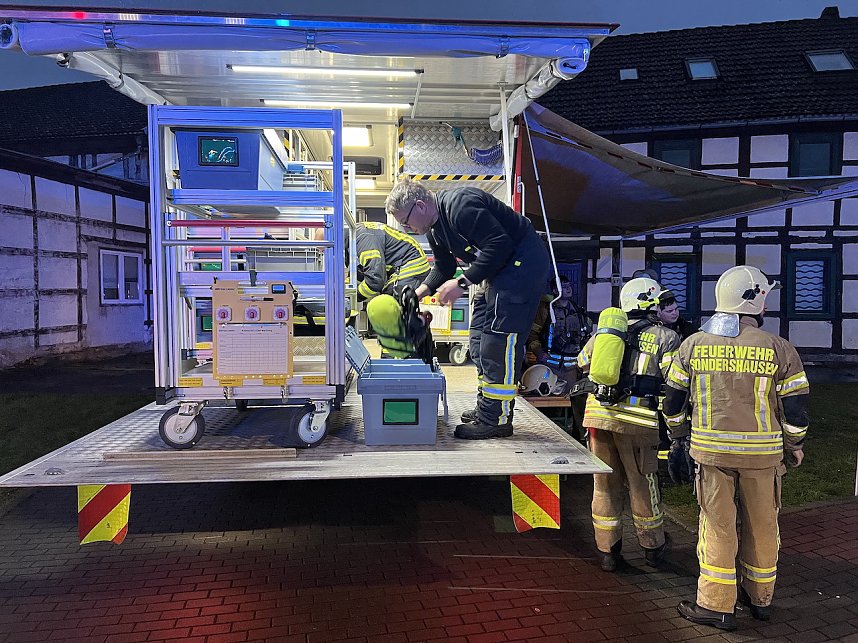 Feuer heute Morgen in Bebra