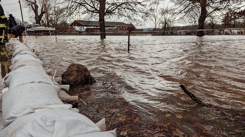 Land unter in Windehausen - Dezember 2023