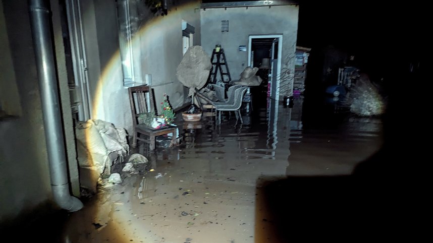 Land unter in Windehausen - Dezember 2023