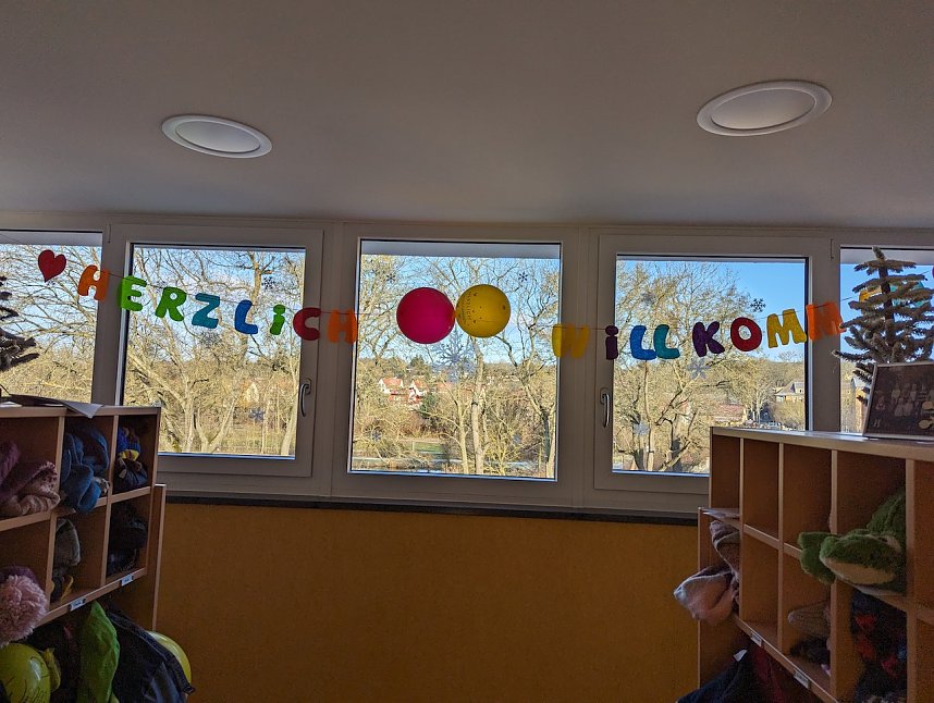 Erster Tag in der Kita Schlossparkspatzen