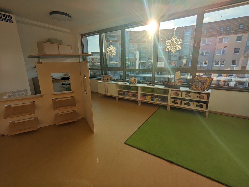 Erster Tag in der Kita Schlossparkspatzen